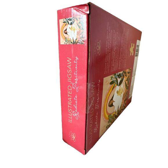 500 Pcs Puzzle Jigsaw 'Radiate Positivity'Table Games 24” x 18” Illustrate Pink - Picture 6 of 11
